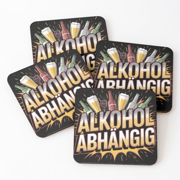Item preview, Alcohol Abhängig – lustiger Party Spruch zum Feiern designed and sold by LoFizzy.
