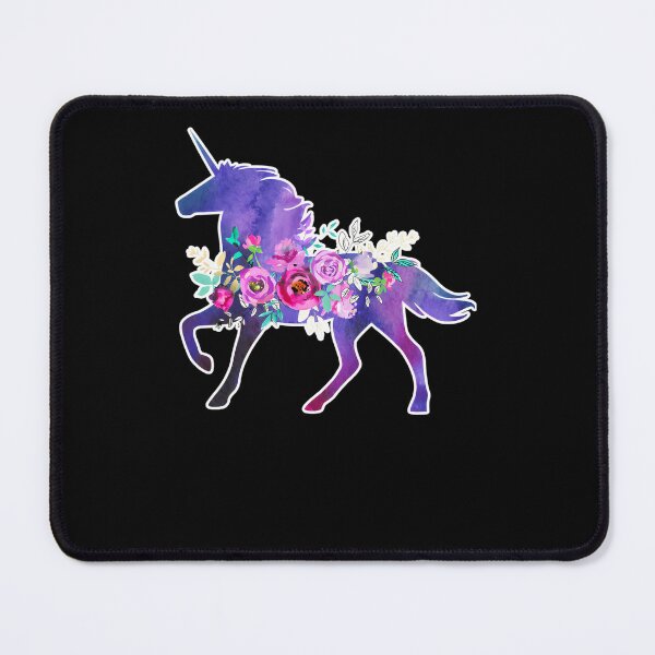 Item preview, Unicorn-Watercolor-Unicorn-Purple-Unicorn-Unicorn-Flowers designed and sold by duriewe.
