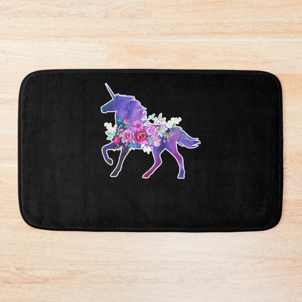 Item preview, Unicorn-Watercolor-Unicorn-Purple-Unicorn-Unicorn-Flowers designed and sold by duriewe.