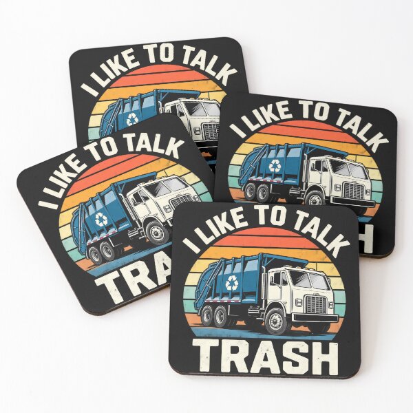 Item preview, Funny Garbage Truck I Like To Talk Trash designed and sold by Bob Meme Life.