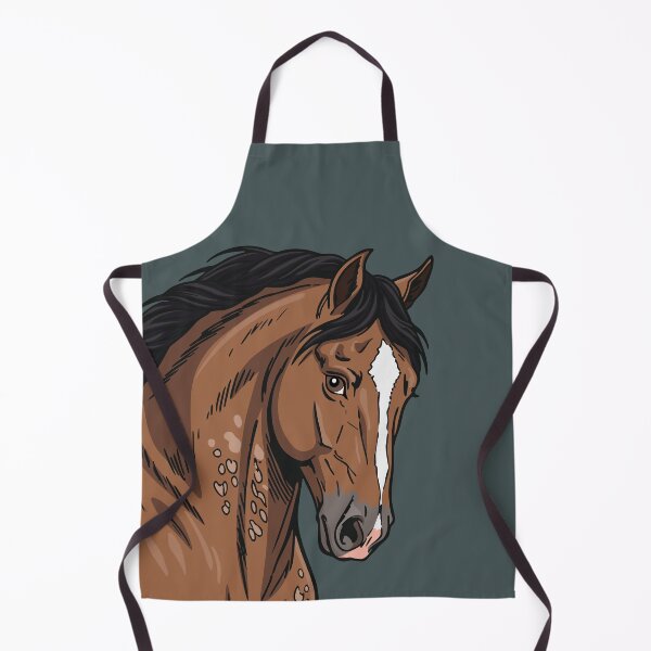 Item preview, The head of the Aegidienberger horse with a roan coat designed and sold by Cheval-de-coeur.