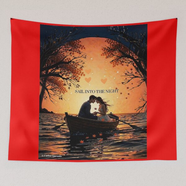 Item preview, SAIL INTO THE NIGHT - ROMANTIC BLUE HORIZON designed and sold by charlesjewel.