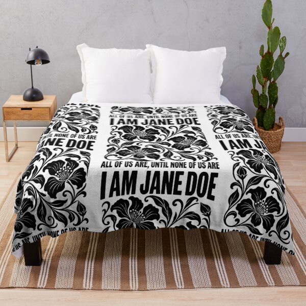 Item preview, I Am Jane Doe Floral Feminist Statement designed and sold by RDGNR.
