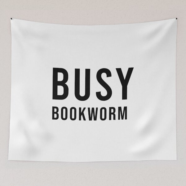Item preview, BUSY BOOKWORM, Unique designed and sold by villacreativa.