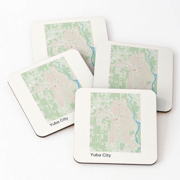 Item preview, Yuba City Minimalistic Map Art designed and sold by MapsNerd.