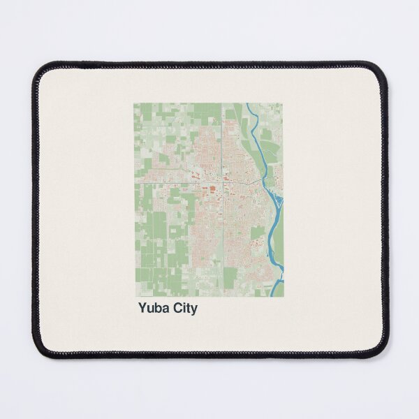 Item preview, Yuba City Minimalistic Map Art designed and sold by MapsNerd.
