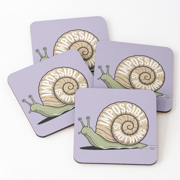 Item preview, Impossible Is Nothing Snail Shell Pop Art designed and sold by Rare By Hero.
