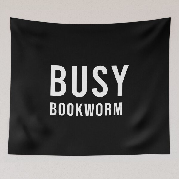 Item preview, BUSY BOOKWORM, Unique designed and sold by villacreativa.
