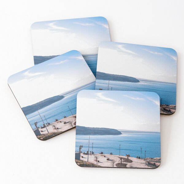 Item preview, Scenic Overlook Of Coastal Promenade And Blue Sea designed and sold by Squikale.