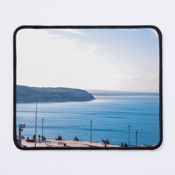 Item preview, Scenic Overlook Of Coastal Promenade And Blue Sea designed and sold by Squikale.