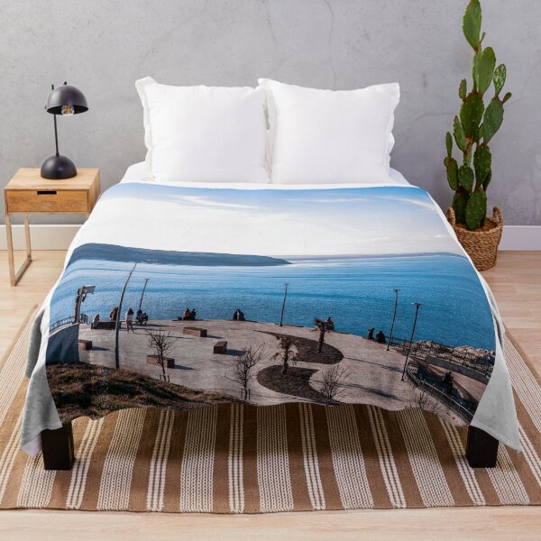 Item preview, Scenic Overlook Of Coastal Promenade And Blue Sea designed and sold by Squikale.