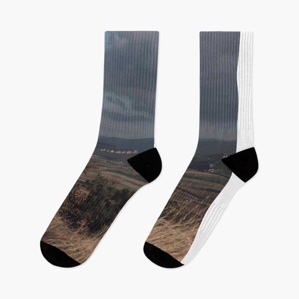 Item preview, Panoramic View Of Distant Valleys Under Overcast Sky designed and sold by Squikale.