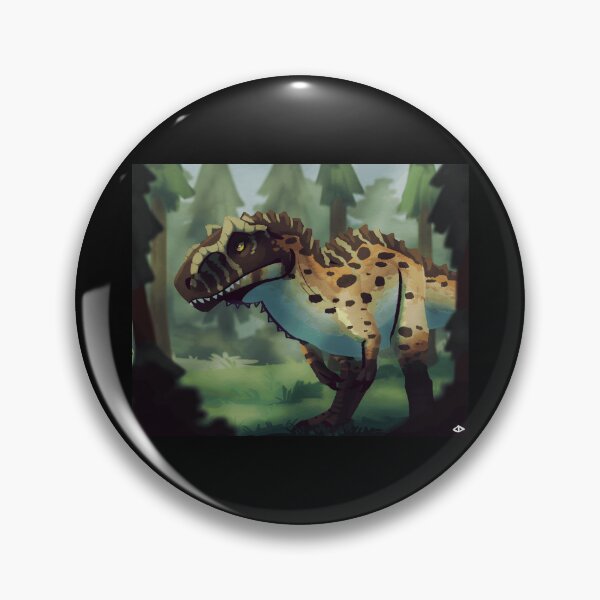 Item preview, Stylized Spotted Dinosaur in the Forest designed and sold by PeaceTypo.