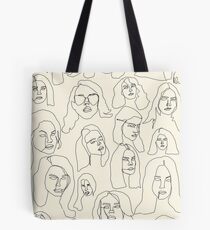 lana blind contour Tote Bag