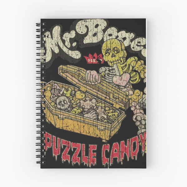 Artikelvorschau, Mr. Bones Puzzle Candy 1977 entworfen und verkauft von SabrinaWeeks.