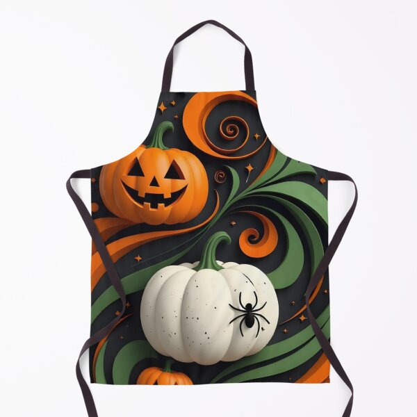 Item preview, Paper Cut Halloween Pumpkins and Spiders — 3D Swirl Art designed and sold by LYAN-STORE.