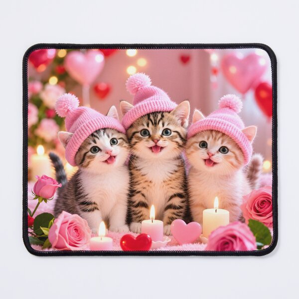 Item preview, Three Cute Kittens in Love designed and sold by MagicCrystal.