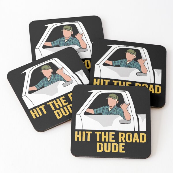 Item preview, Hit the Road Dude Funny Farmer Pickup Truck Quote designed and sold by LoFizzy.
