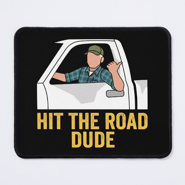 Item preview, Hit the Road Dude Funny Farmer Pickup Truck Quote designed and sold by LoFizzy.