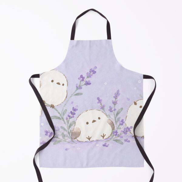 Item preview, Shima Enaga Snow Fairy Bird Trio in a Pastel Lavender Garden designed and sold by AshiraCreations.