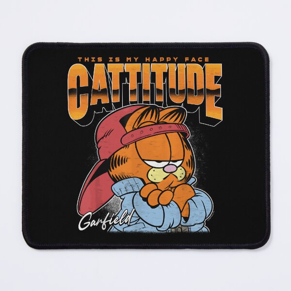 Item preview, Cattitude This Is My Happy Face Funny Pet Lover Illustration designed and sold by rebmanst.