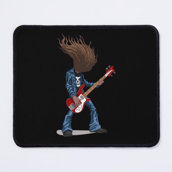 Item preview, Haired Bassist Playing Red Bass designed and sold by AbigailWhiten.
