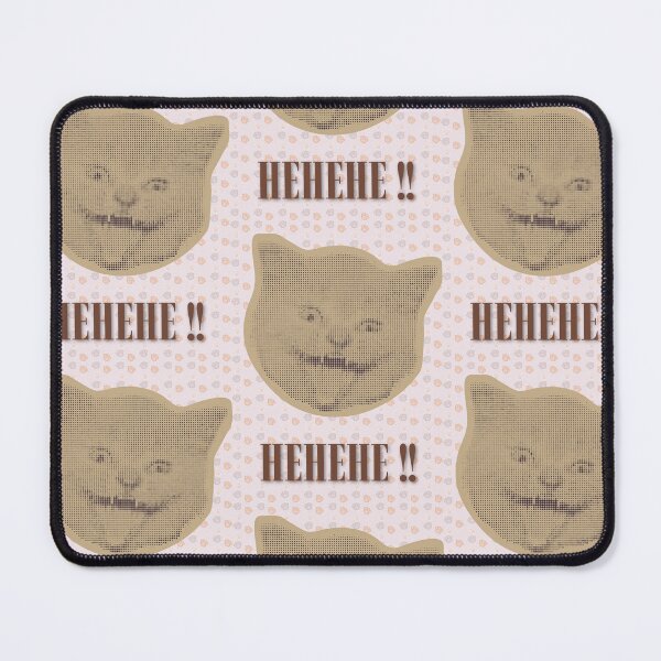 Item preview, Hehehe Smirking Mischievous Cat designed and sold by Artemis & Woven Collective.