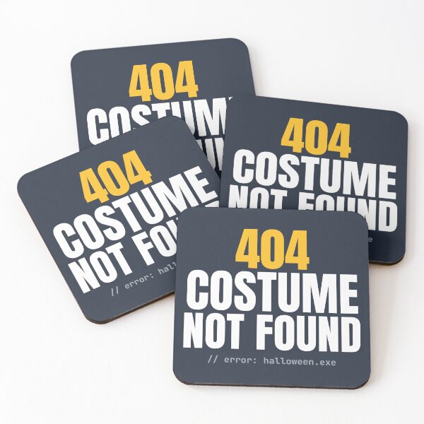 Item preview, 404 Costume Not Found — Funny Lazy Halloween Costume For Programmers designed and sold by AutomationDataCamp LLC.