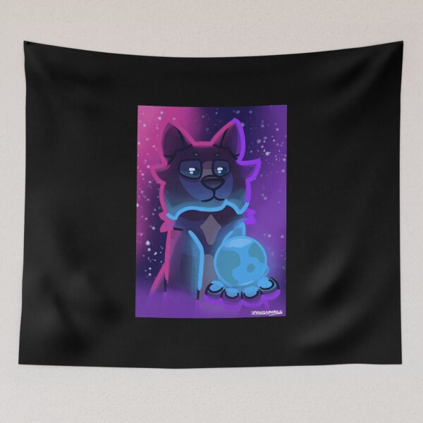 Item preview, Cosmic Cat Guardian with Planet designed and sold by PeaceTypo.