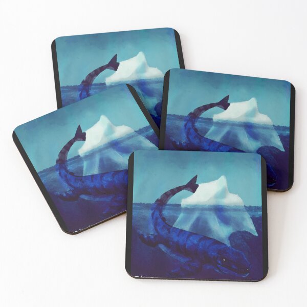 Item preview, Mysterious Sea Creature Under Iceberg designed and sold by PeaceTypo.
