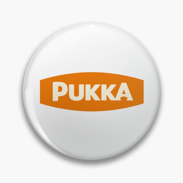 Item preview, Pukka Pies Logo – Orange Oval Badge with Cream Lettering designed and sold by Motherpearl.