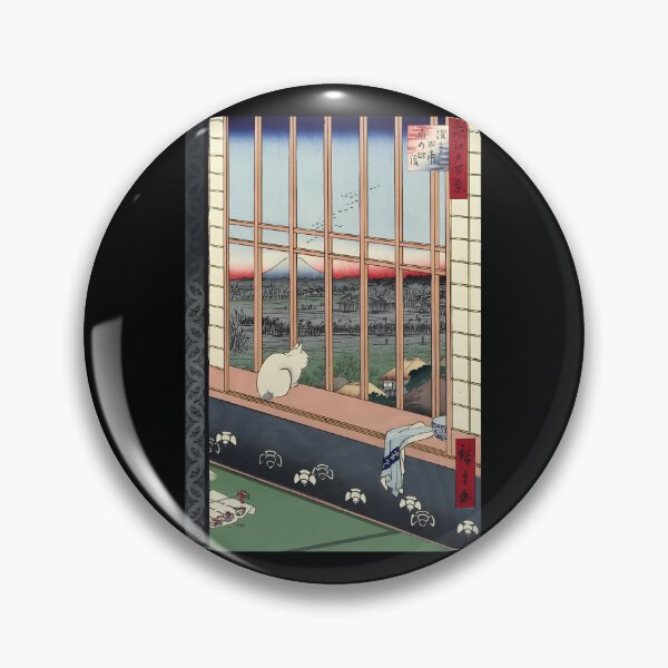 Item preview, Utagawa-Hiroshige-Japanese-Woodblock-Cat-Print designed and sold by stanislyka.
