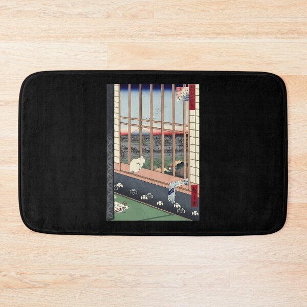 Item preview, Utagawa-Hiroshige-Japanese-Woodblock-Cat-Print designed and sold by stanislyka.