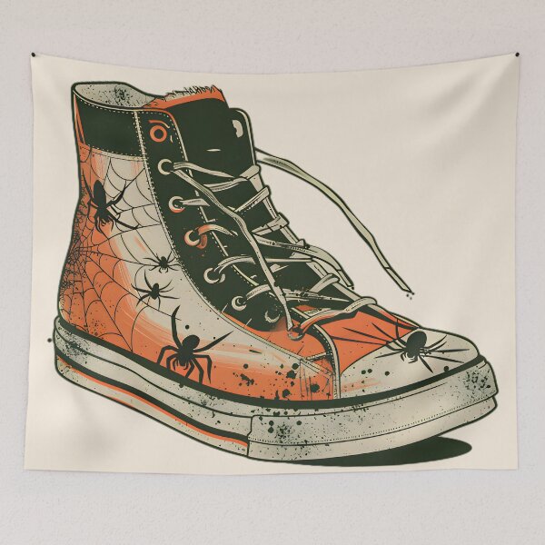 Item preview, Spooky Spider High Top Sneaker designed and sold by Structure-Blue.