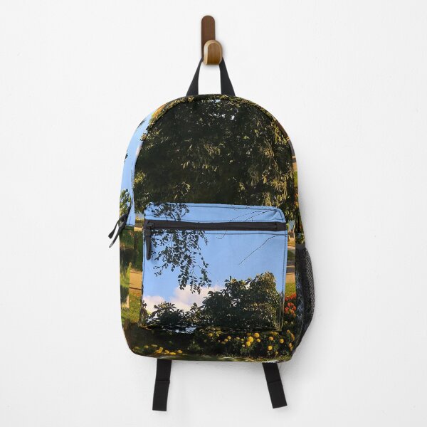 Item preview, Tropical Park By The Beach With Palm Trees And Flowers designed and sold by Ayubaslatere.