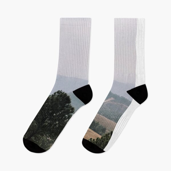 Item preview, Person Standing Among Pine Trees On Dry Grassland designed and sold by Ayubaslatere.