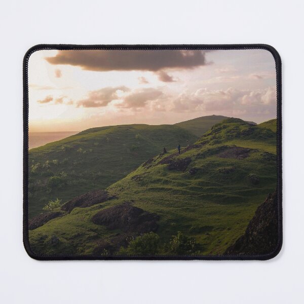 Item preview, Coastal Green Hills Overlooking Ocean At Sunset designed and sold by Ayubaslatere.