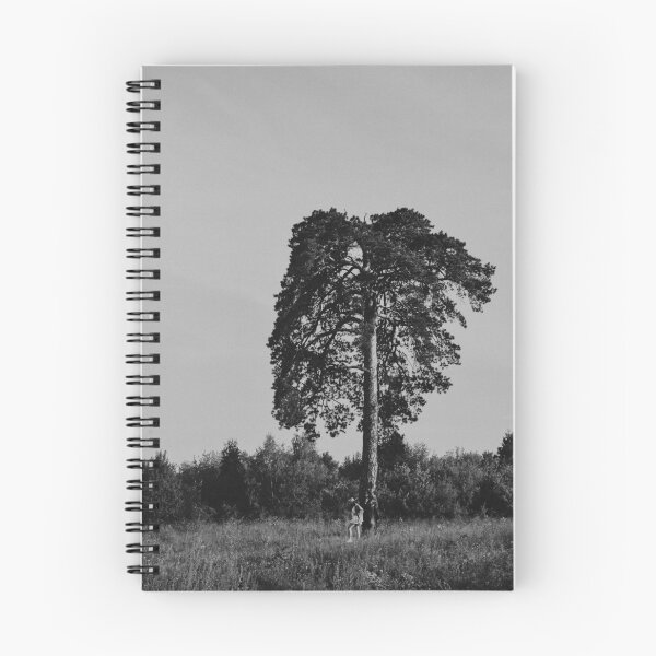 Item preview, Black And White Photo Of Single Tall Tree In Field designed and sold by Ayubaslatere.