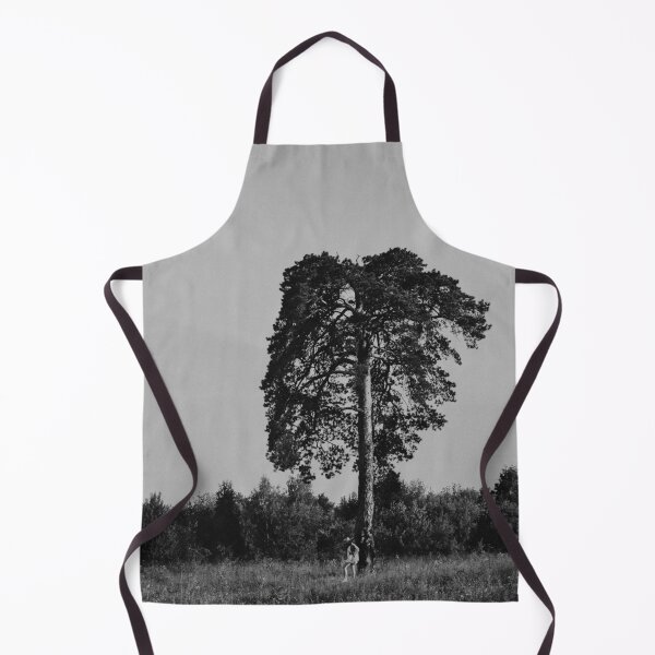 Item preview, Black And White Photo Of Single Tall Tree In Field designed and sold by Ayubaslatere.