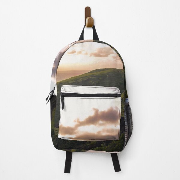Item preview, Coastal Green Hills Overlooking Ocean At Sunset designed and sold by Ayubaslatere.
