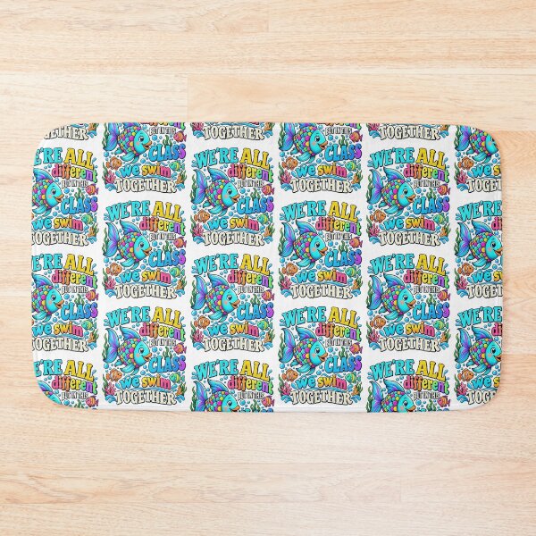 Item preview, We're All Different But We Swim Together Elementary Teacher gift for her designed and sold by GiselaForster.