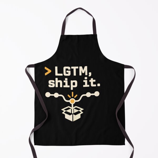 Artikelvorschau, LGTM, Ship It First Pull Request Developer Graphic entworfen und verkauft von ThreadQuirk.