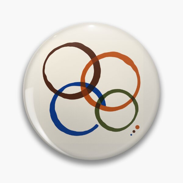 Item preview, Second Cup – Modern Coffee Ring Coaster designed and sold by astersgraphics.