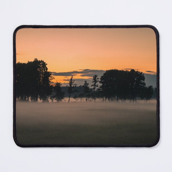 Item preview, Fields of Fog at Sunset designed and sold by alicjamiekina.