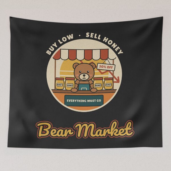 Artikelvorschau, Bear Market Funny Stock Market Bear Honey entworfen und verkauft von somebasic.