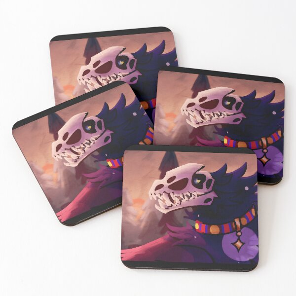 Item preview, Mystical Skull Wolf Illustration designed and sold by PeaceTypo.