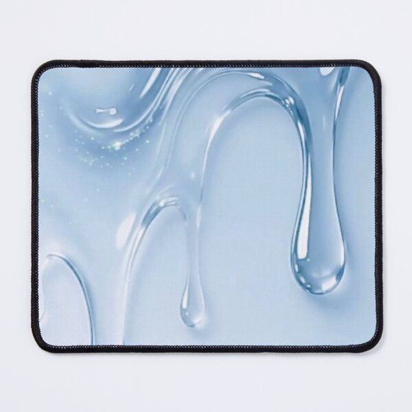 Item preview, Dripping Water Gel Splash Texture — Blue Liquid Glossy Background designed and sold by LYAN-STORE.