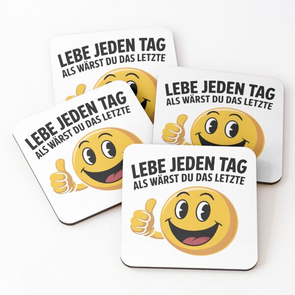 Artikelvorschau, Lebe jeden Tag als wärst du das Letzte – Deutsche Memes Wortspiel Design entworfen und verkauft von LoFizzy.