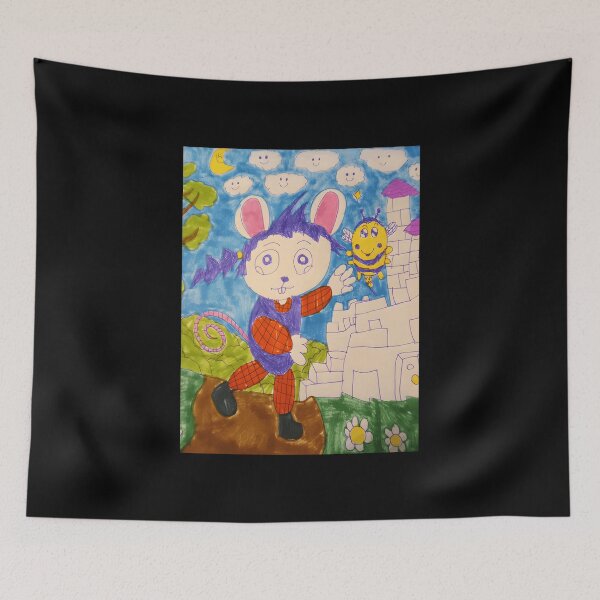 Item preview, Whimsical Baby Mouse and Bee Adventure designed and sold by PeaceTypo.