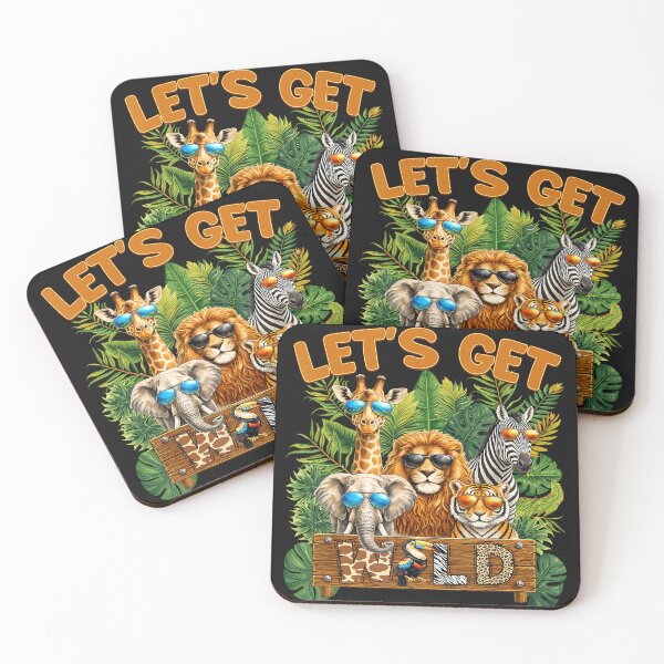 Item preview, Let's Get Wild Safari Animals Jungle Adventure Animal Lover designed and sold by Moscettakkk.
